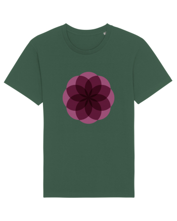 Color Wheel - purple flower Bottle Green