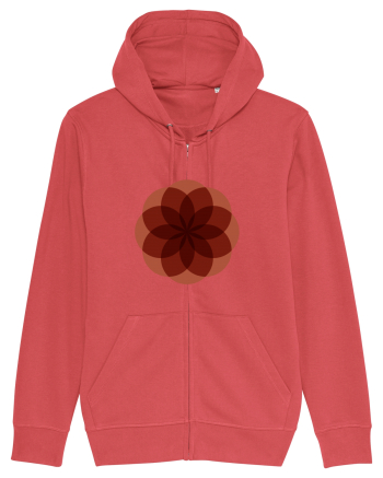 Color Wheel - red flower Carmine Red
