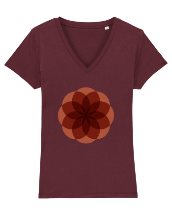 Color Wheel - red flower Burgundy