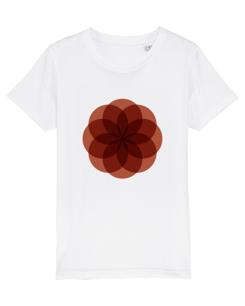 Color Wheel - red flower White