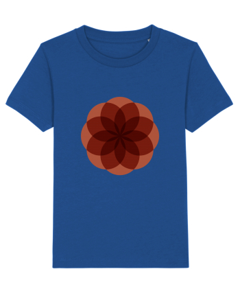 Color Wheel - red flower Majorelle Blue