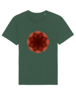 Color Wheel - red flower Tricou mânecă scurtă Unisex Rocker