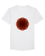 Color Wheel - red flower Tricou mânecă scurtă guler larg Bărbat Skater