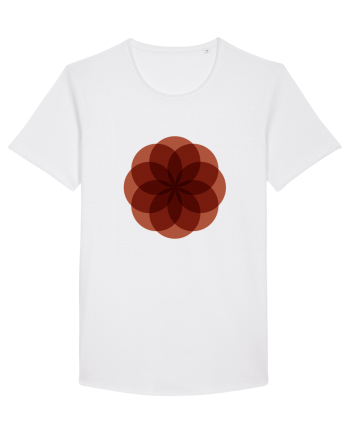Color Wheel - red flower White