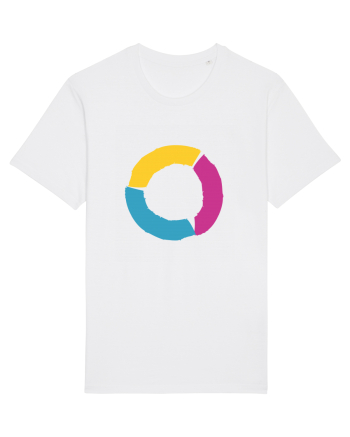 Color Wheel - orange&purple&blue White