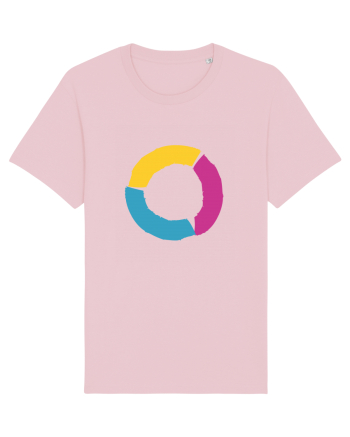 Color Wheel - orange&purple&blue Cotton Pink