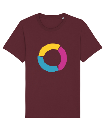 Color Wheel - orange&purple&blue Burgundy