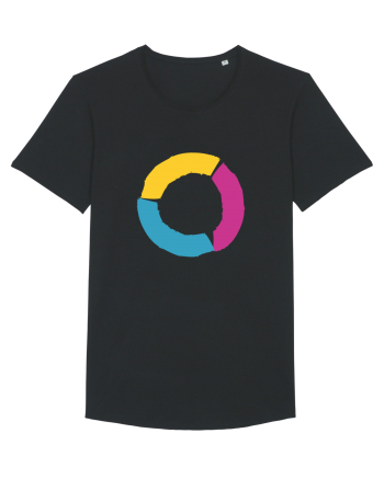 Color Wheel - orange&purple&blue Black