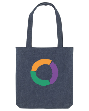 Color Wheel - orange&violet&green Midnight Blue