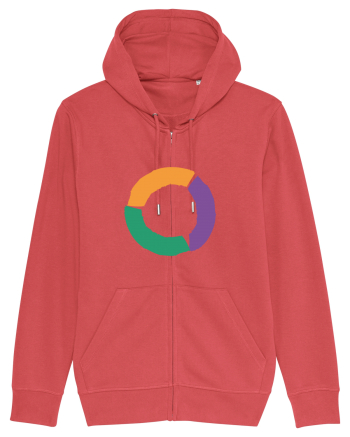 Color Wheel - orange&violet&green Carmine Red