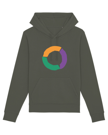 Color Wheel - orange&violet&green Khaki