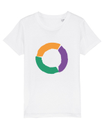 Color Wheel - orange&violet&green Tricou mânecă scurtă  Copii Mini Creator