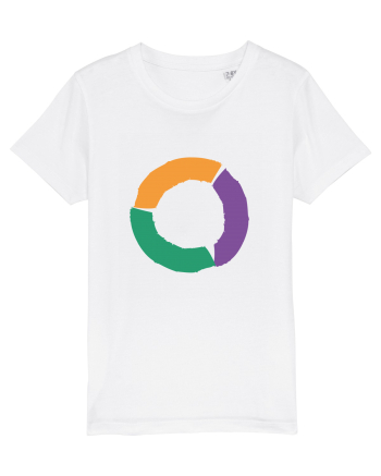 Color Wheel - orange&violet&green White