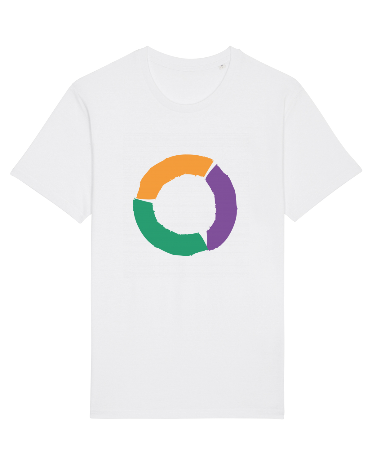 Tricou mânecă scurtă Unisex Rocker White