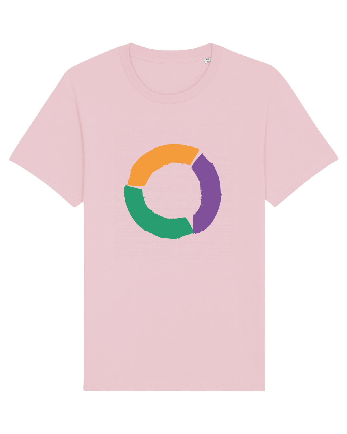 Tricou mânecă scurtă Unisex Rocker Cotton Pink