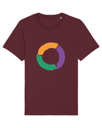 Color Wheel - orange&violet&green Burgundy
