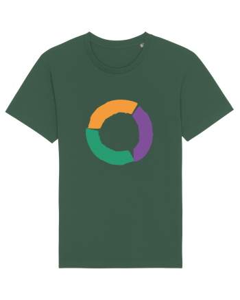 Color Wheel - orange&violet&green Bottle Green