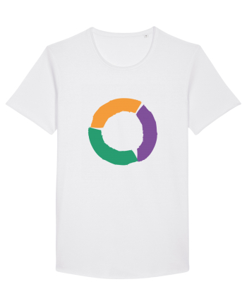 Color Wheel - orange&violet&green White