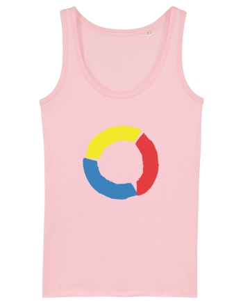 Color Wheel - yellow&red&blue Cotton Pink
