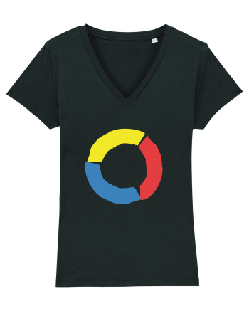 Color Wheel - yellow&red&blue Black