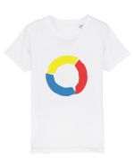 Color Wheel - yellow&red&blue Tricou mânecă scurtă  Copii Mini Creator