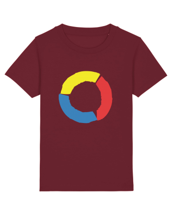 Color Wheel - yellow&red&blue Burgundy