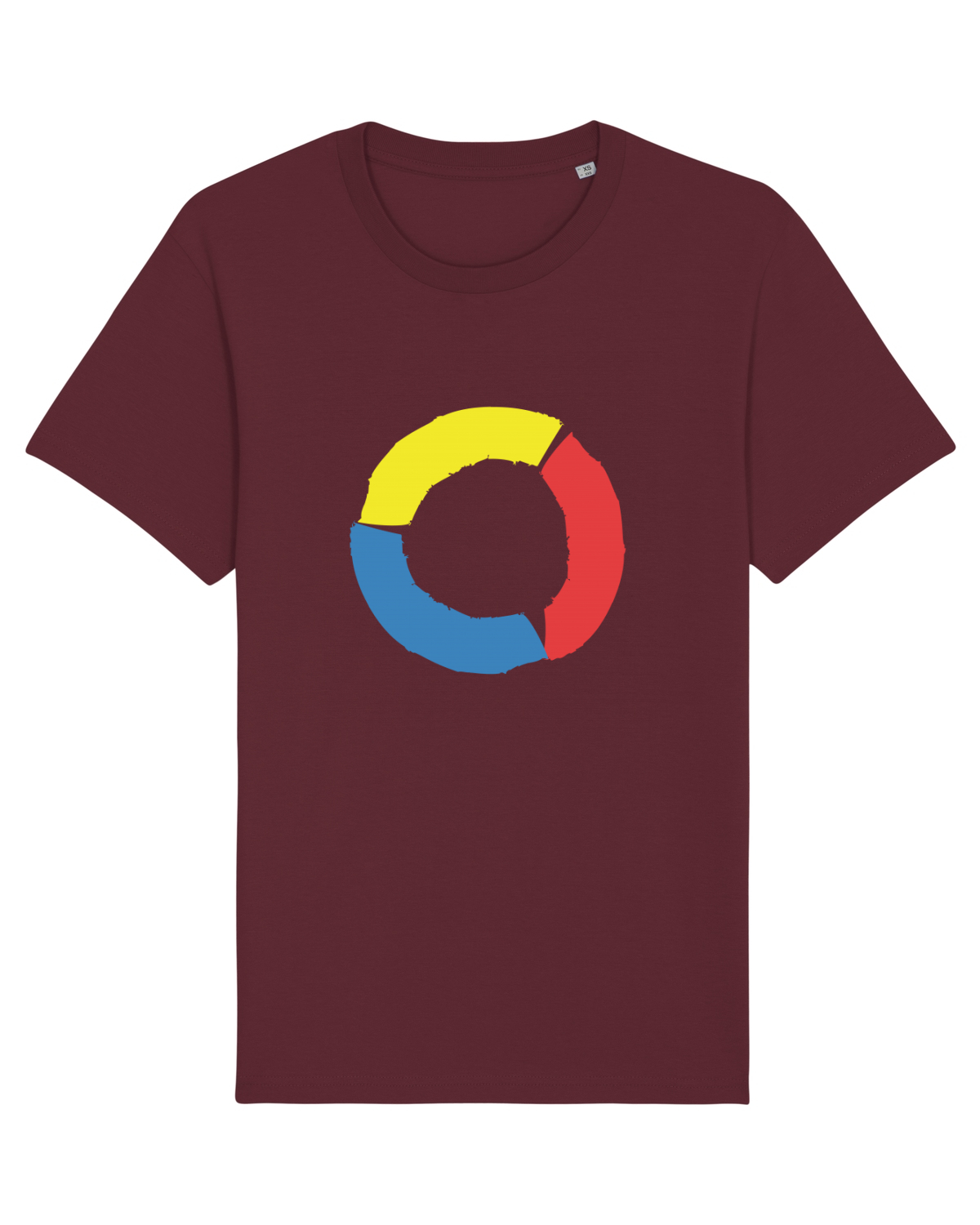 Tricou mânecă scurtă Unisex Rocker Burgundy