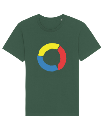 Color Wheel - yellow&red&blue Bottle Green