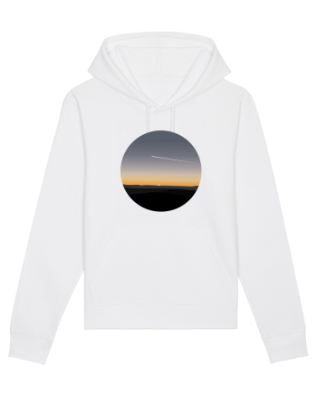 Photo Illustration - airplane in the sunset White