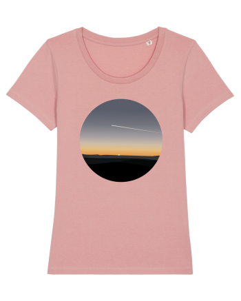 Photo Illustration - airplane in the sunset Canyon Pink