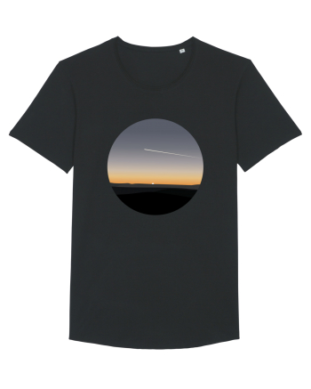 Photo Illustration - airplane in the sunset Black