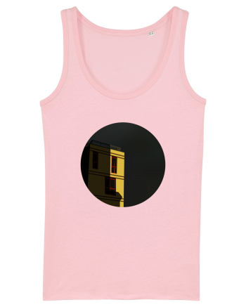 Photo Illustration - building in the sunset Cotton Pink