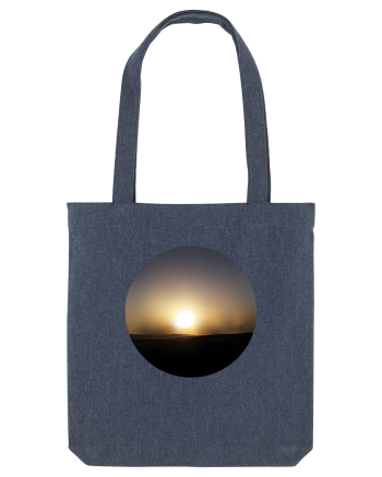 Photo Illustration - sunset haze Midnight Blue