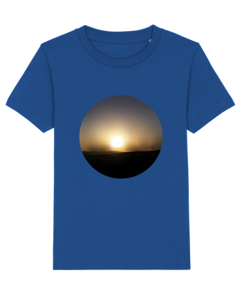 Photo Illustration - sunset haze Majorelle Blue