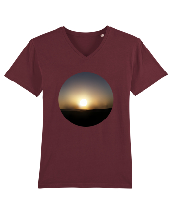 Photo Illustration - sunset haze Burgundy