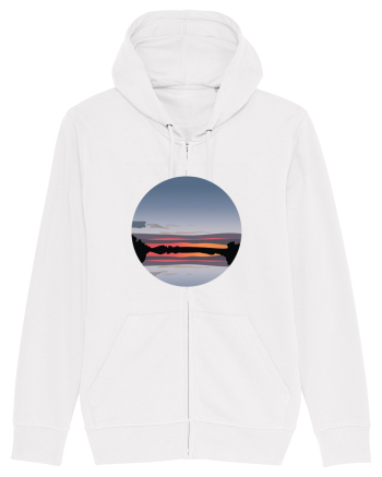 Photo Illustration - reflected sunset White