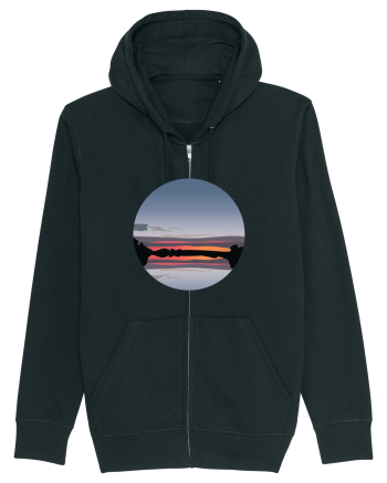 Photo Illustration - reflected sunset Black