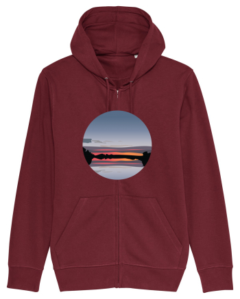 Photo Illustration - reflected sunset Burgundy