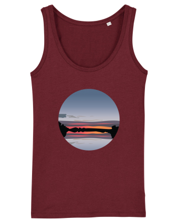 Photo Illustration - reflected sunset Burgundy