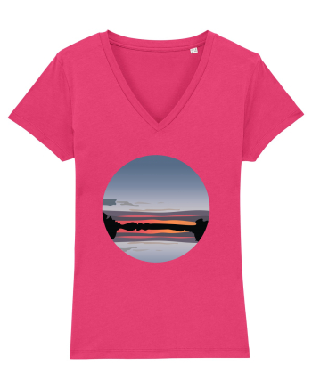 Photo Illustration - reflected sunset Raspberry