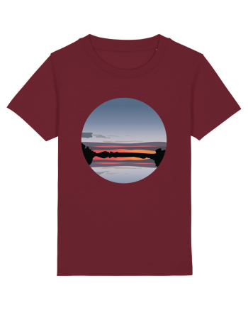 Photo Illustration - reflected sunset Burgundy