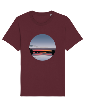 Photo Illustration - reflected sunset Burgundy