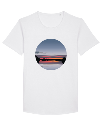Photo Illustration - reflected sunset White