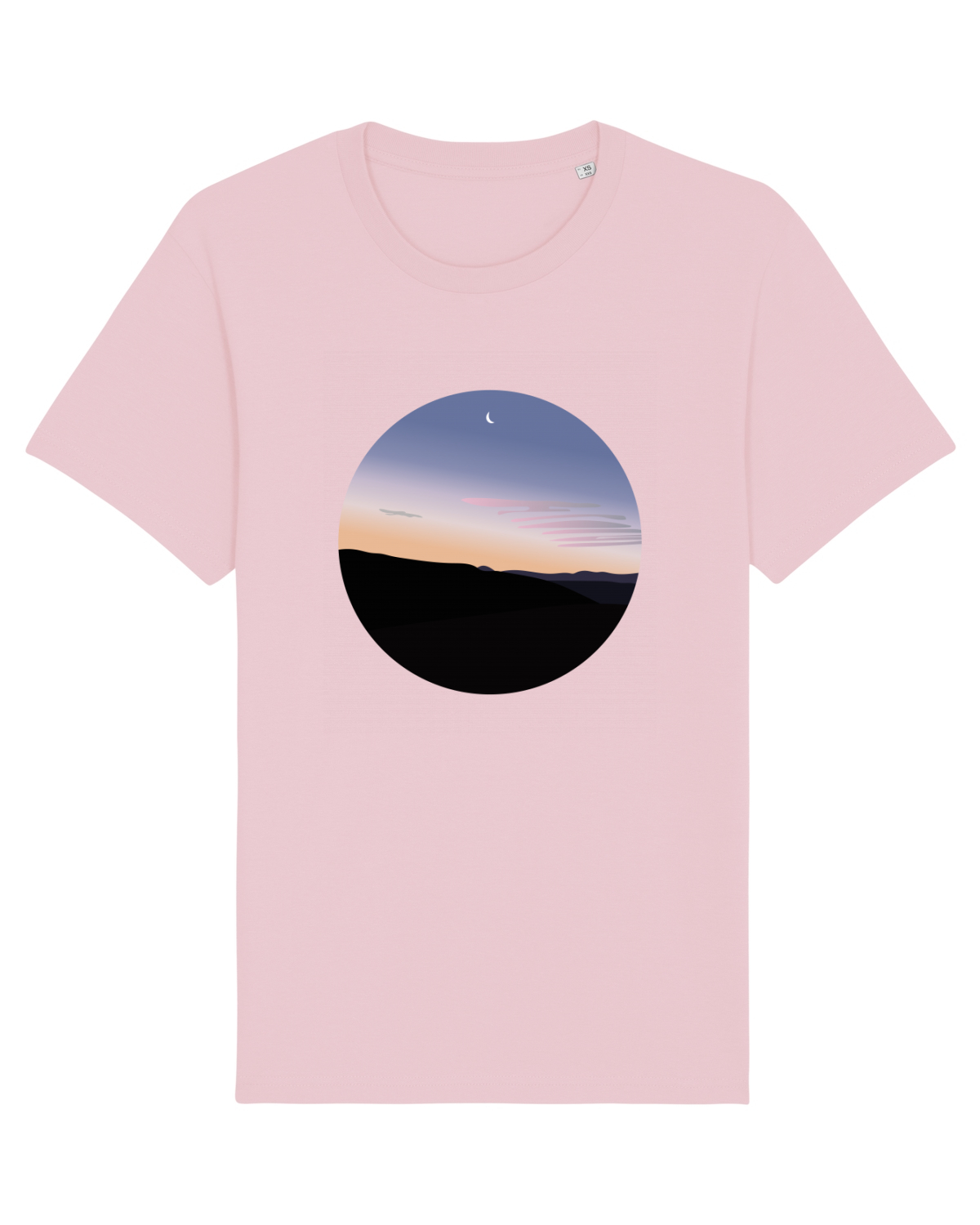 Tricou mânecă scurtă Unisex Rocker Cotton Pink