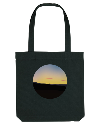 Photo Illustration - three cloud sunset Black