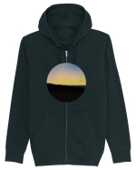 Photo Illustration - three cloud sunset Hanorac cu fermoar Unisex Connector