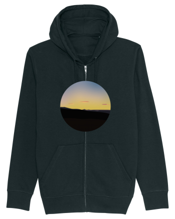 Photo Illustration - three cloud sunset Black