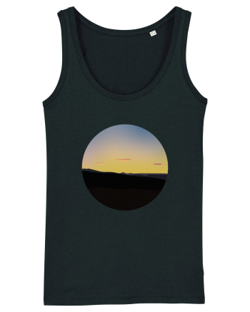 Photo Illustration - three cloud sunset Black