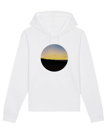 Photo Illustration - three cloud sunset White