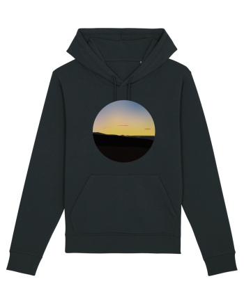 Photo Illustration - three cloud sunset Black